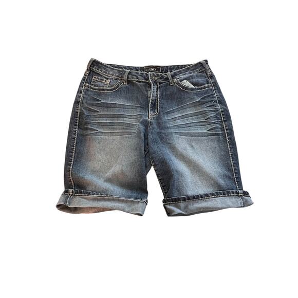 Cato Bermuda Jean Shorts Womens Size 14 - Picture 1 of 3